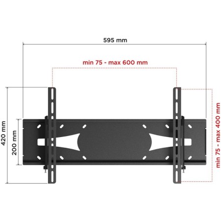 Holder PTS-4006 Black 32 "-60" Max.40kg.-8