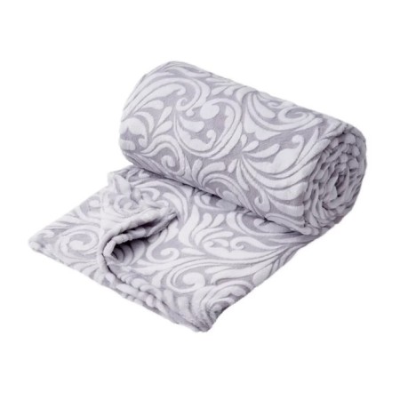 Blanket - veil "Imperial", size 180x200 cm, color gray color-1