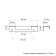 End handle Cappio RP100BL, l = 200 mm, black color