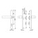 Pressure set with a spring 92/25 white Ral9016/25 Standard