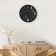 Wall clock, series: interior, "Griik", D-30 cm, with thermometer