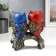 Polystone souvenir "Color Filin with rhinestones on the branch" 15x13x7.5 cm