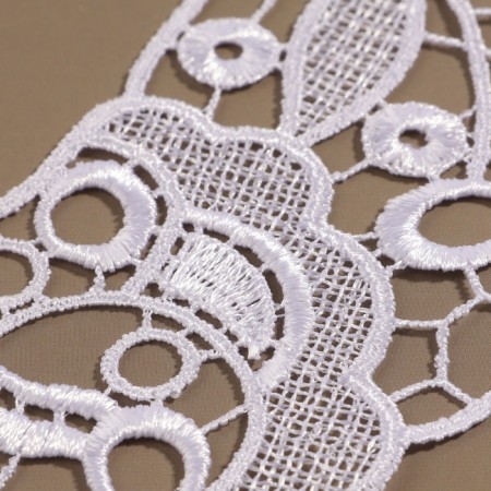 Gypury collar, 25 × 7 cm, white color-4