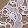 Gypury collar, 25 × 7 cm, white color