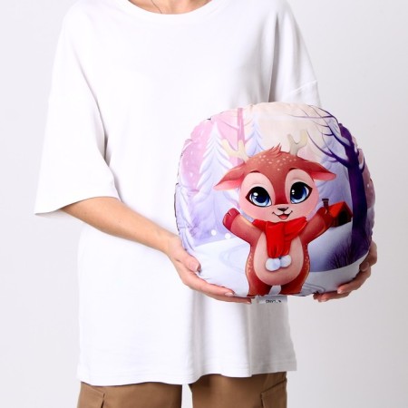 New Year's pillow Round "Olena", for the New Year-4