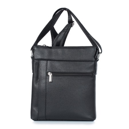 Male bag, artificial leather, 220x255x65 cm, black-1