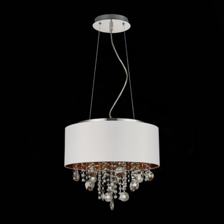 Suspension lamp ST LUCE. SL1350.503.04. Lacchia. 4x40 watts, E14, 40x40 cm, chromium color-4