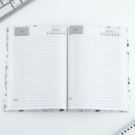 Diary in a solid cover A5, 80 sheets "Pattern"-2