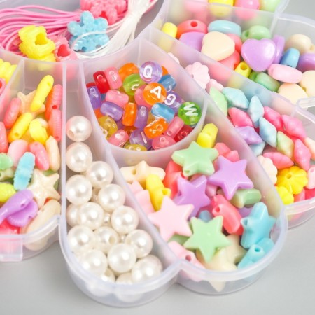 A set of beads for creativity "shell" (230 ± 5 pcs.) Assorted-3