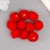 Decor for creativity Artificial fur "ball" Red set 10 pcs, d = 2 cm