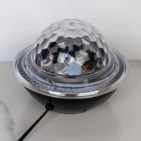 Light device "UFO" 12 cm, speaker, glow RGB, 220 V-2