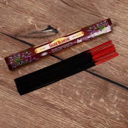Incense "tulasi" 20 fragrances white sage-2