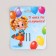 Bant for hair white school "You will succeed" on a hairpin, 11 x 13 cm