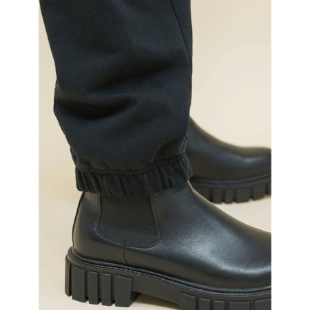 Pants for girls, height 122 cm, black color-6
