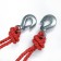 Towing cable 5 tons, type of rope, without colored fabric inserts, with 2 hooks