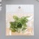 Beads for creativity Plastic "Green sheet with gold veins" set of 25 pcs 1.7x1.1x0.3cm