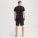 Pajama men's kaftan "f*ck" R.48, black