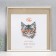 Photo frame plastic 35x35 cm, aged silver (plastic screen)