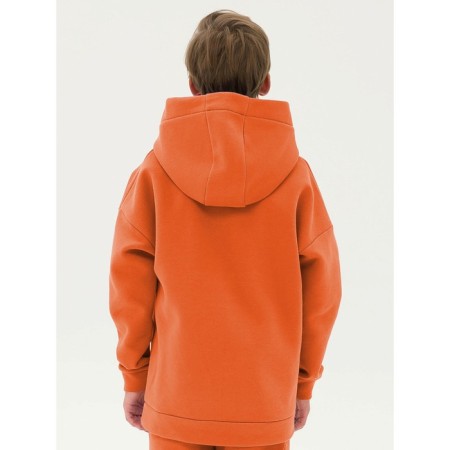 Children's sweatshirt, height 128 cm, orange color-3