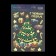Interior sticker with a luminous layer “Happy New Year”, 21 x 29.7 x 0.1 cm, New Year