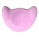 Memory foam pillow "Bear", pink color