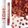 Pneumochlopushka love, kisses foil, red 40 cm