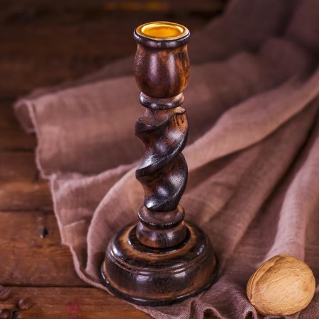 Bener "Vintage" wood 6.5x6.5x15 cm-2