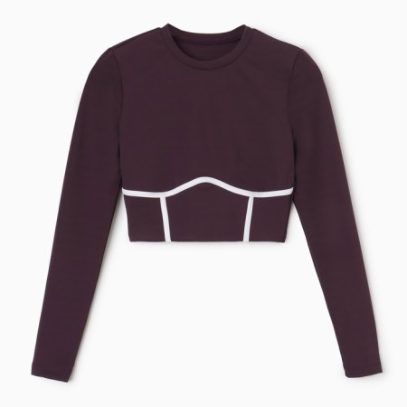 Female jumper, plum color, size 44 (s)-4