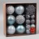 A set of jewelry plastic 30 pcs "Trilate" d-7 and 3.5 cm, snowflake-6.5 cm, blue silver silver