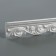 Ceiling skirting board 206057, white 28x53x2000 mm