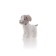 Soft toy Gulliver puppy, white-gray color, 16 cm