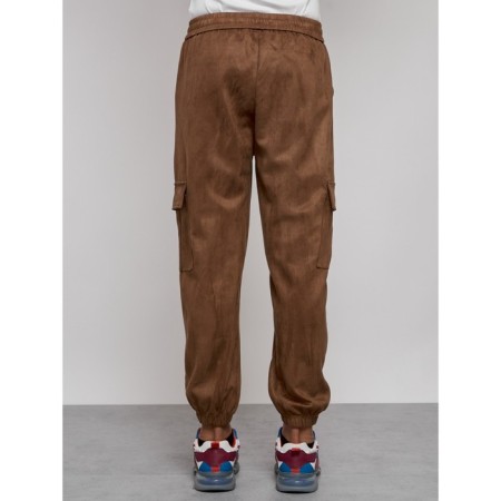 Joggers are sports male, size 50, brown color-10