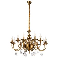 Anter chandelier 12x40W E14 Brass 75x75x50 cm Bayerlux