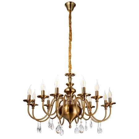Anter chandelier 12x40W E14 Brass 75x75x50 cm Bayerlux