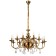 Anter chandelier 12x40W E14 Brass 75x75x50 cm Bayerlux