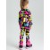 Thermal complex for girls: trousers, sweatshirt, height 116 cm