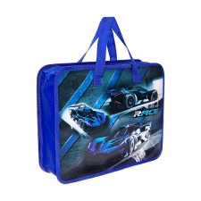 Folder with handles plastic, A4, cars