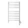 Domoterm electric heated towel rail "Cuba" P10, 500x1000 mm, right, chrome