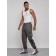 Joggers are sports male, size 50, gray color