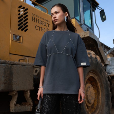 Women's T -shirt MIST BASE, graphite, p. 50-6