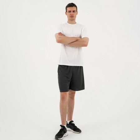 Male T -shirt, basic, size S (46), white color-5