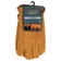 Genuine leather gloves, elongated cuffs, with lining, Truper