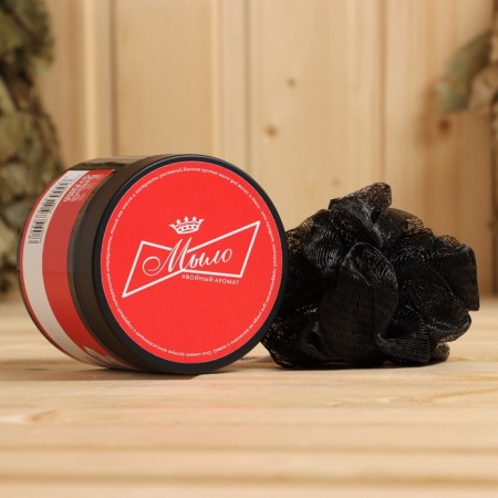 Set soap thick "needles" and washcloth-1
