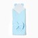 Set for a newborn (blanket, bow), blue color, height 56-62