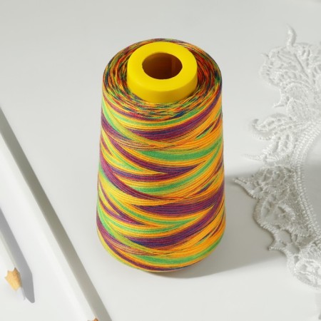 Multicolor threads 40/2, 3000 yard, colorful color-2