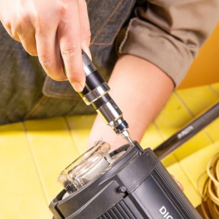 Sprinkle Square Tundra 1/2 ", with bats 13 pcs., Reverse, metal handle, case-2