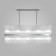 Suspended Bogate’s Allure 485/10, E14, 10x60W, 1200x170 mm, chromium color