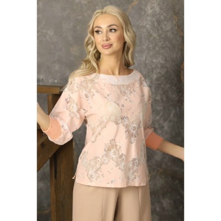 Female jumper, size 48, peach color-7