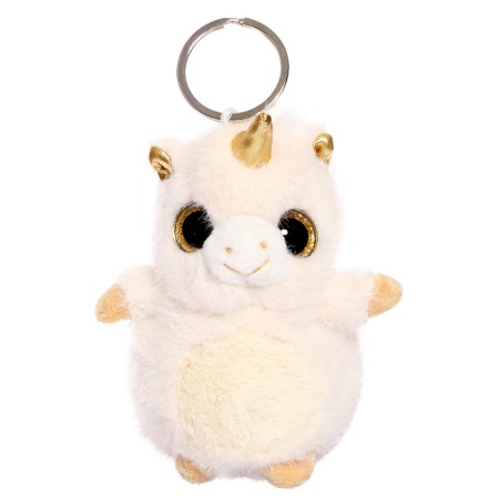 Soft toy "Unicorn", gold color, 12 cm