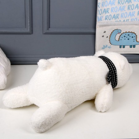 Soft toy-podushka "Bear", 60 cm, white color-3